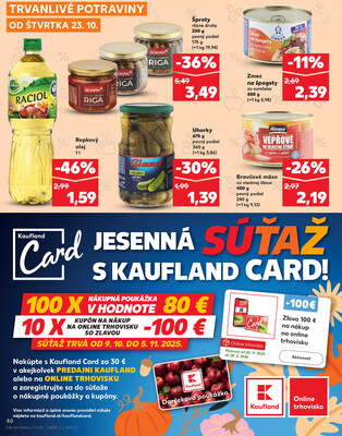 Kaufland 23.10. - 29.10. - Kaufland Zlaté Moravce
