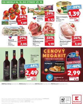 Kaufland 23.10. - 29.10. - Kaufland Senica