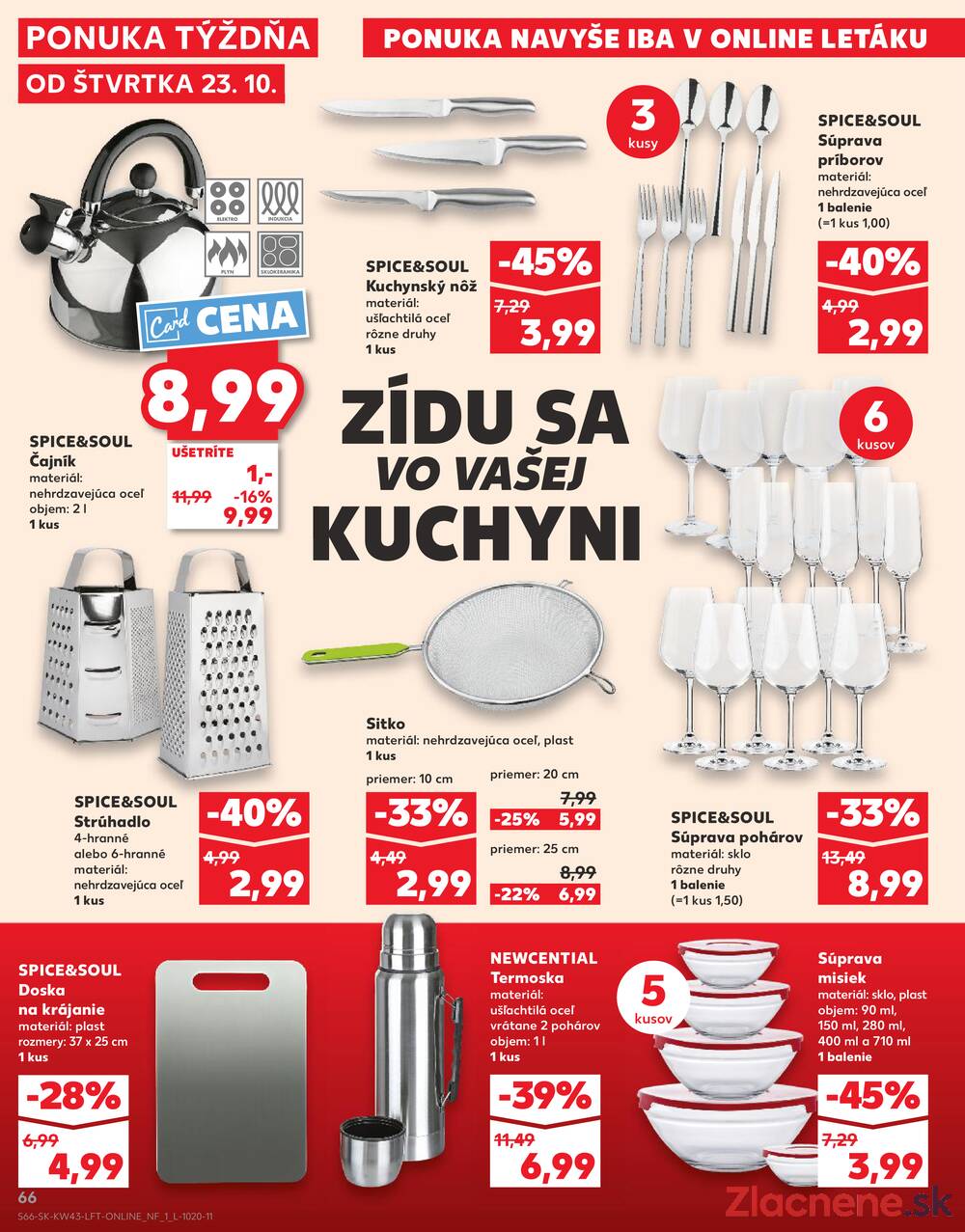 Leták Kaufland - Kaufland 23.10. - 29.10. - Kaufland (Kasárenská, Šamorín) - strana 66 Leták Kaufland - Kaufland 23.10. - 29.10. - Kaufland (Kasárenská, Šamorín) - strana 66