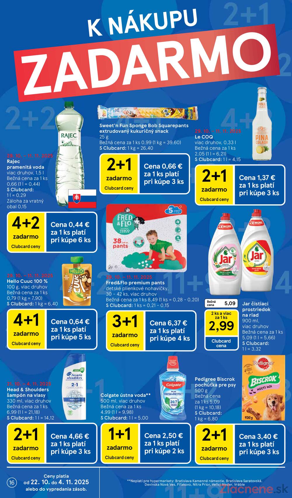 Leták Tesco
		  platný do 4.11.2025 - strana 16