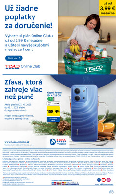 Tesco malé hypermarkety od 29.10. do 4.11.2025
