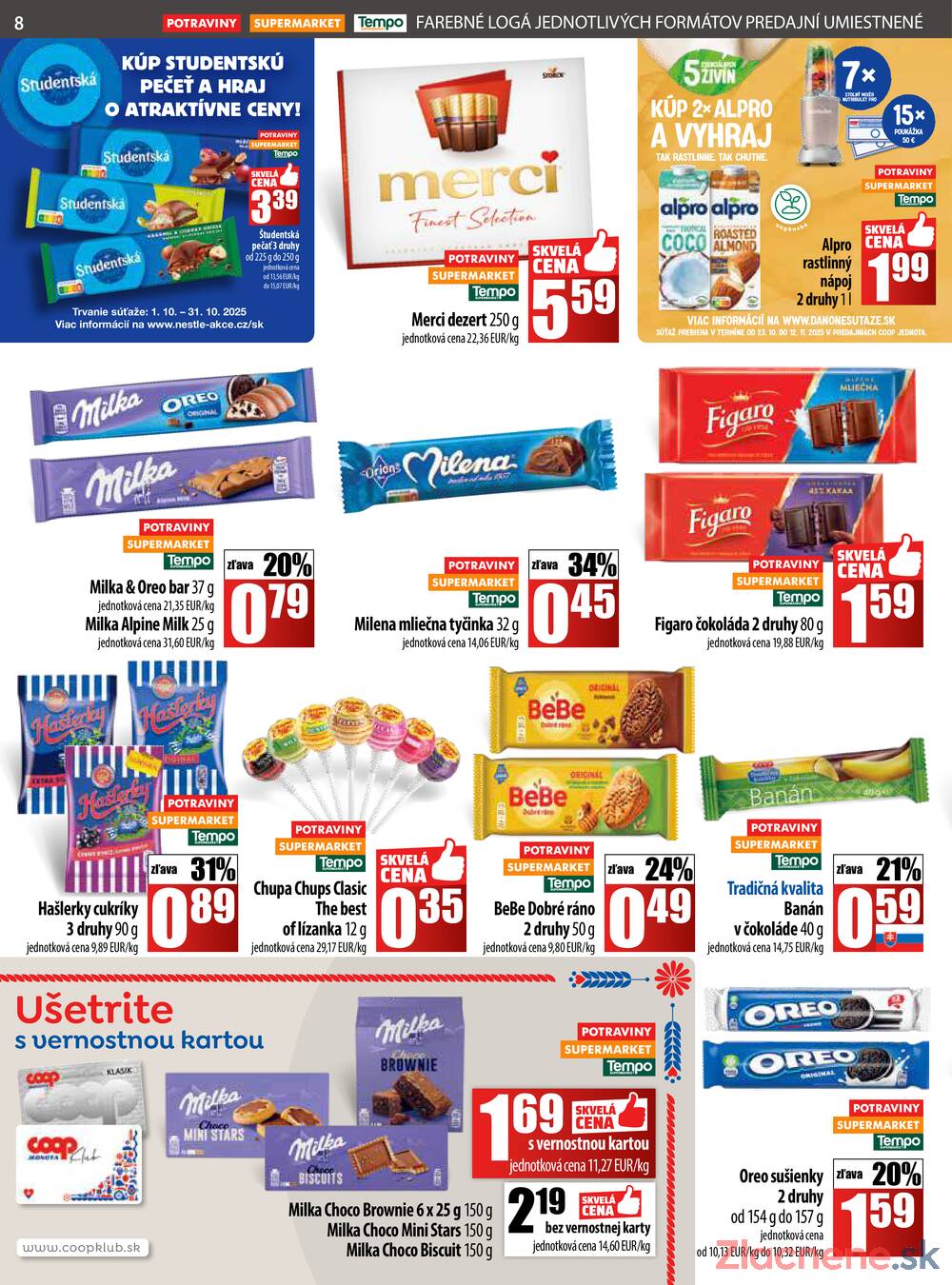 Leták COOP Jednota Slovensko
		  platný do 29.10.2025 - strana 8