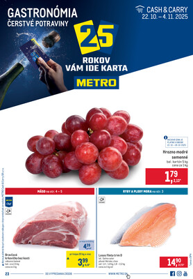 leták METRO