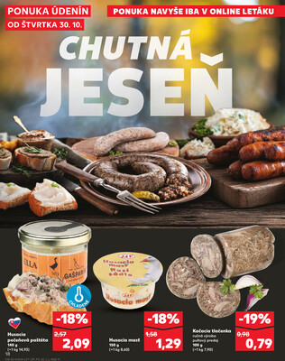 Kaufland 30.10. - 5.11. - Kaufland Humenné