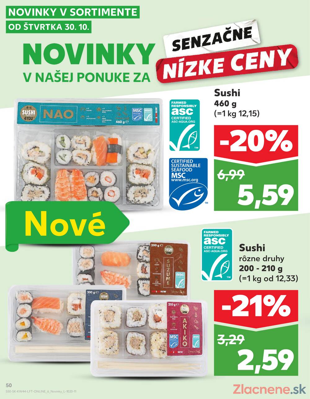 Leták Kaufland - Kaufland 30.10. - 5.11. - Kaufland Kežmarok - strana 50