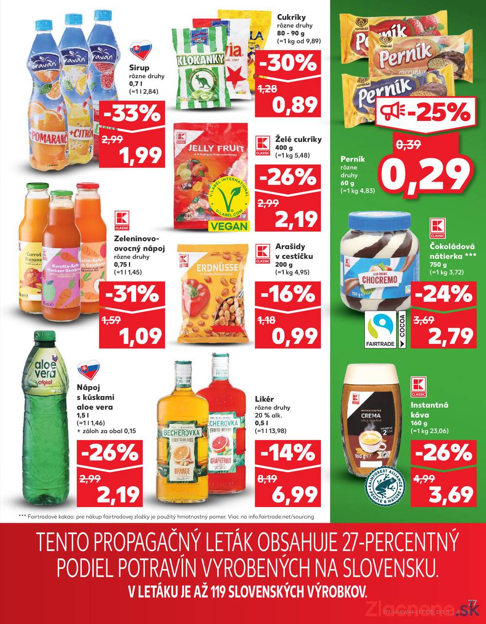 Leták Kaufland - Kaufland 30.10. - 5.11. - Kaufland Poprad - Jiřího Wolkera - strana 77 Leták Kaufland - Kaufland 30.10. - 5.11. - Kaufland Poprad - Jiřího Wolkera - strana 77