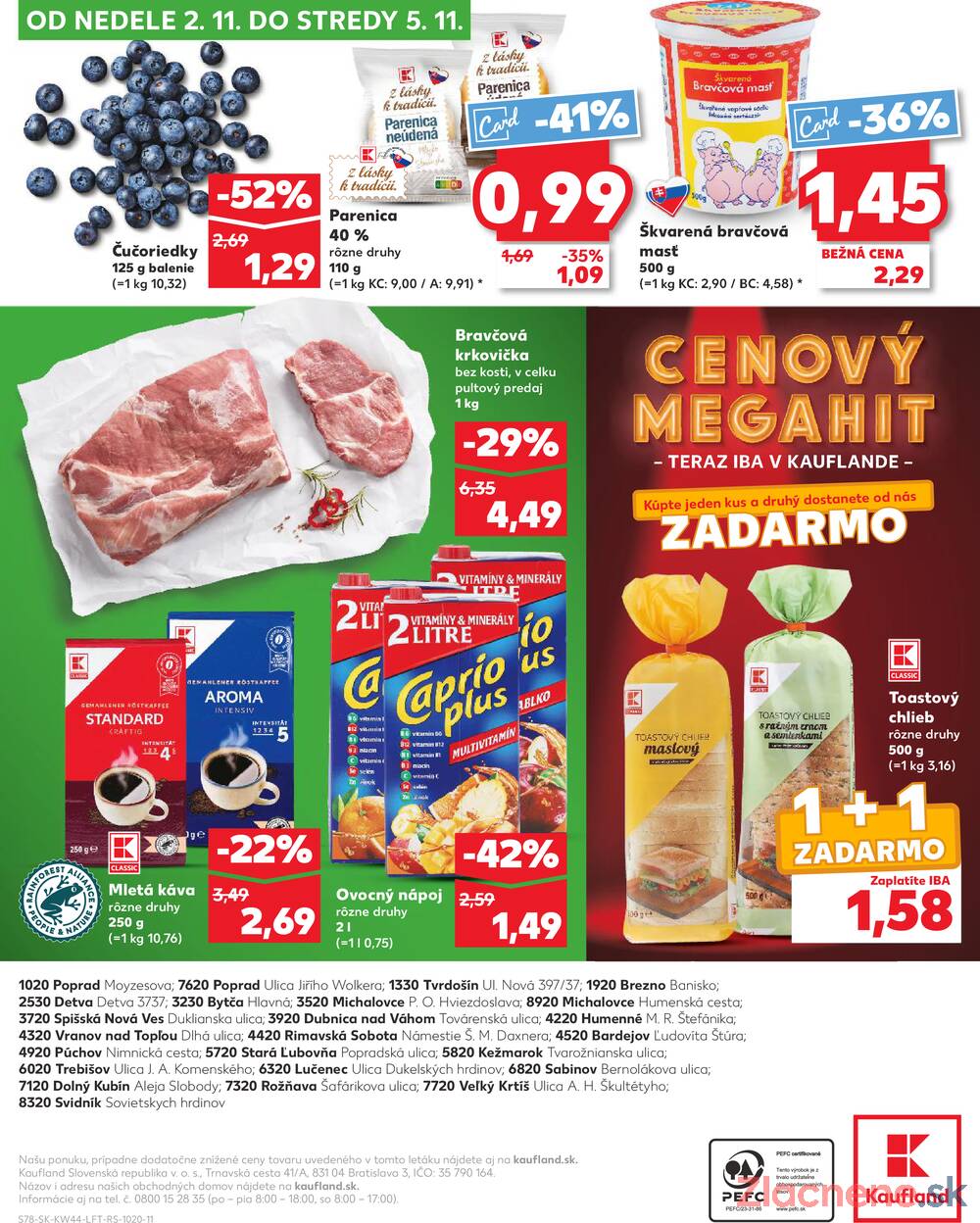 Leták Kaufland
		  platný do 5.11.2025 - strana 78