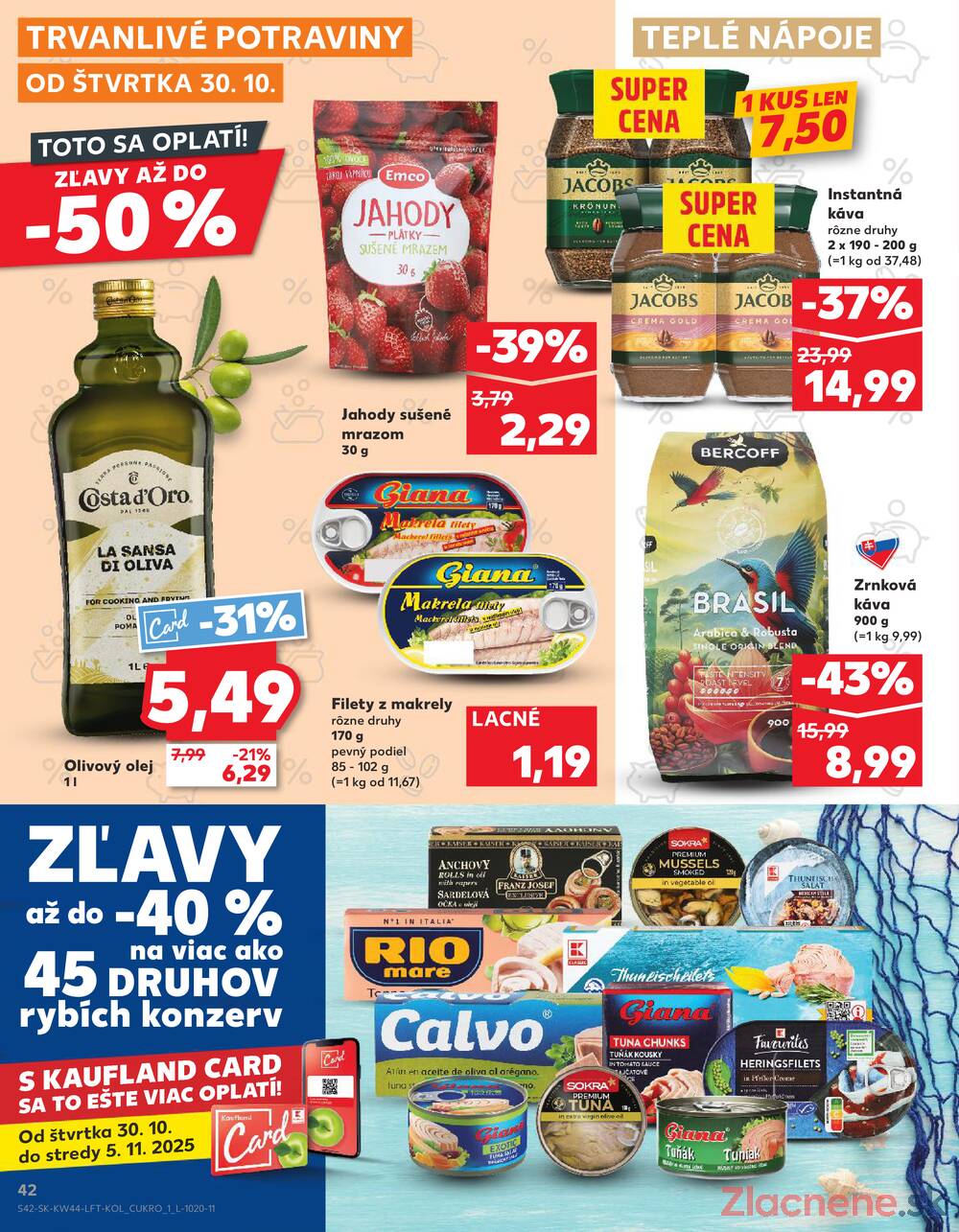 Leták Kaufland - Kaufland 30.10. - 5.11. - Kaufland Nové Mesto nad Váhom - strana 42 Leták Kaufland - Kaufland 30.10. - 5.11. - Kaufland Nové Mesto nad Váhom - strana 42
