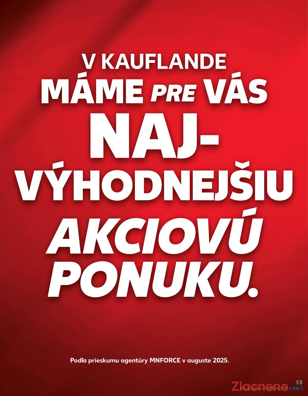 Leták Kaufland - Kaufland 30.10. - 5.11. - Kaufland Trnava - Nová ul. - strana 53