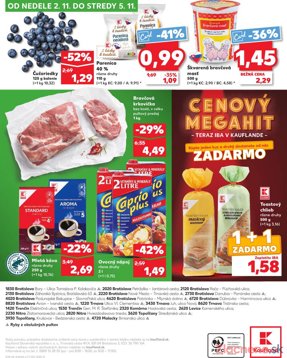 Leták Kaufland - Kaufland 30.10. - 5.11. - Kaufland Trnava - Nová ul. - strana 78 Leták Kaufland - Kaufland 30.10. - 5.11. - Kaufland Trnava - Nová ul. - strana 78