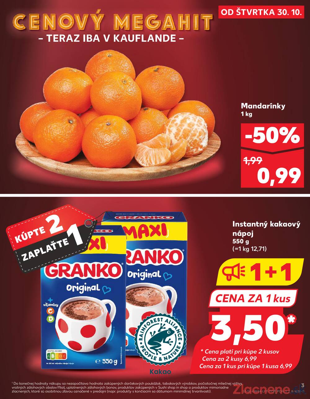 Leták Kaufland - Kaufland 30.10. - 5.11. - Kaufland Prešov - Sekčov  - strana 3 Leták Kaufland - Kaufland 30.10. - 5.11. - Kaufland Prešov - Sekčov  - strana 3