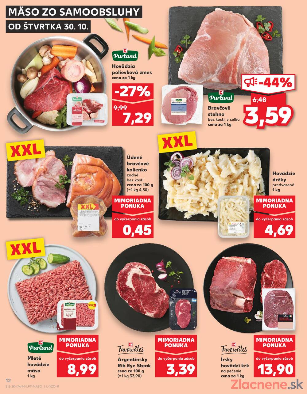 Leták Kaufland - Kaufland 30.10. - 5.11. - Kaufland Prešov - Sídlisko 3 - strana 12