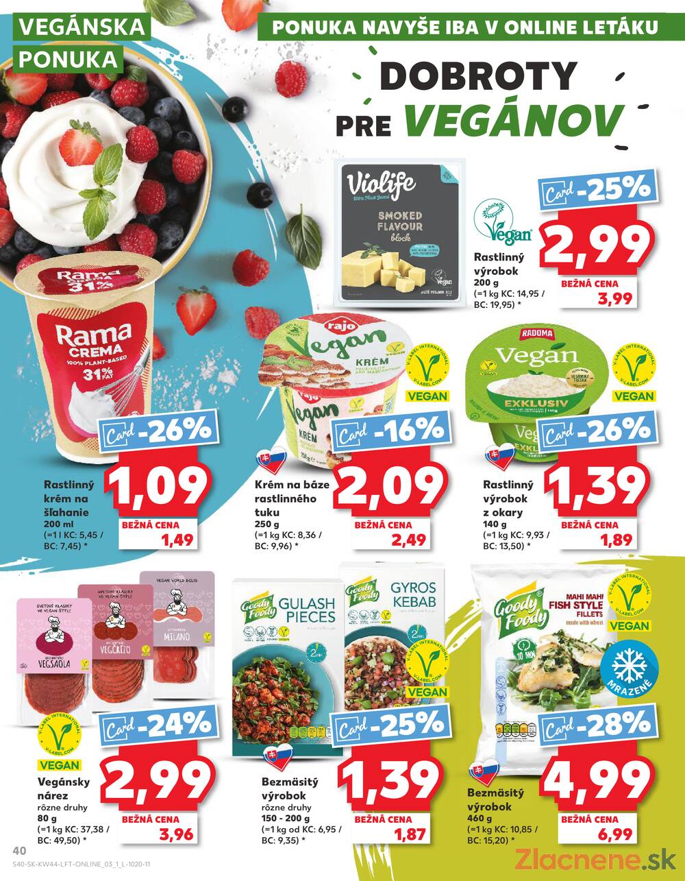 Leták Kaufland - Kaufland 30.10. - 5.11. - Kaufland Košice - Nad Jazerom - strana 40