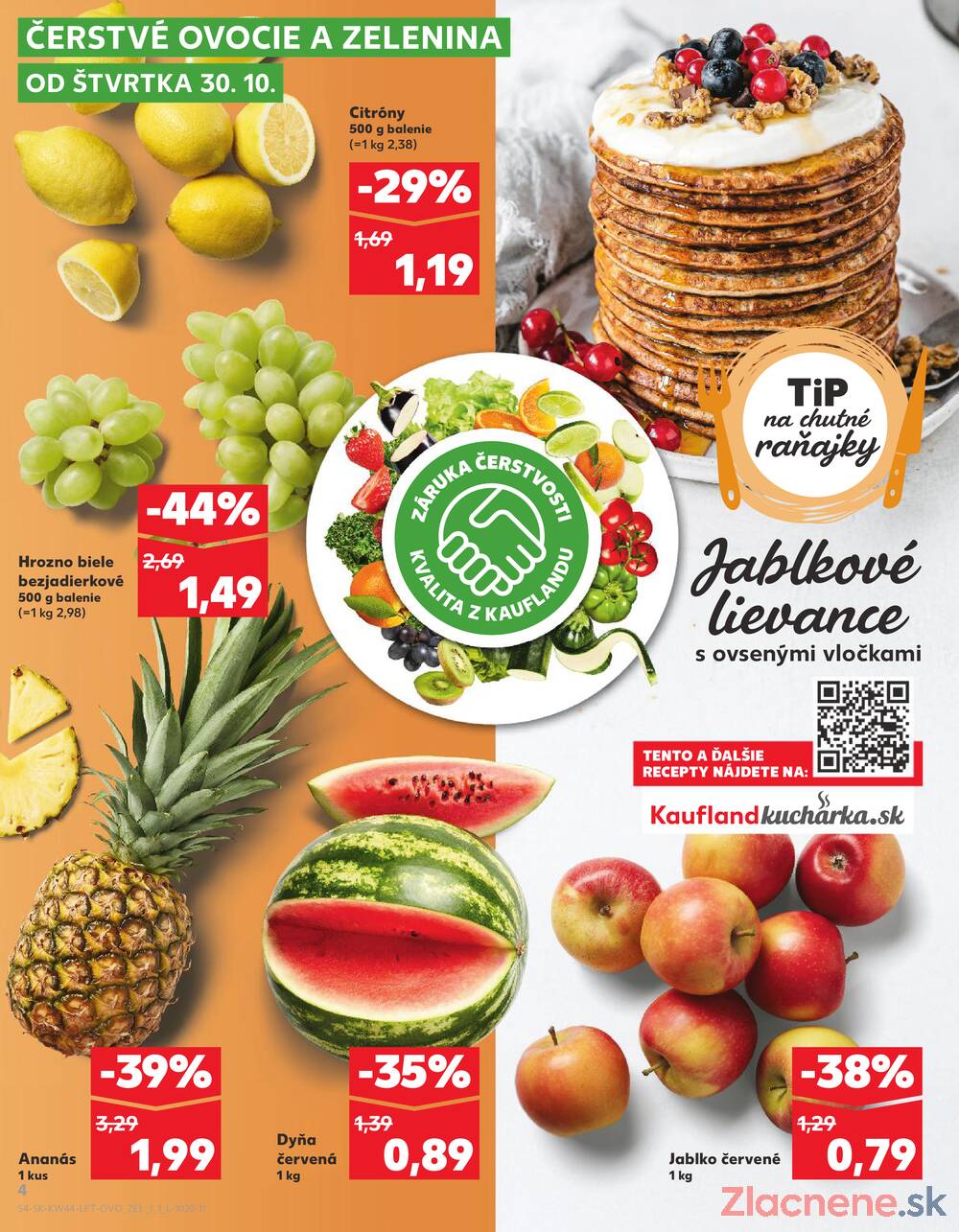 Leták Kaufland - Kaufland 30.10. - 5.11. - Kaufland Šamorín-Mliečno - Krajinská cesta - strana 4