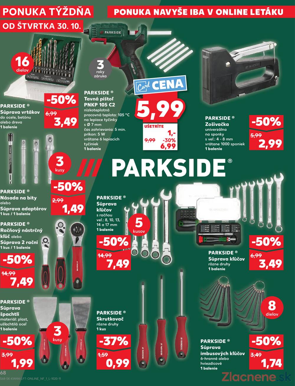 Leták Kaufland - Kaufland 30.10. - 5.11. - Kaufland Šamorín-Mliečno - Krajinská cesta - strana 68