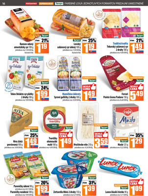 Leták COOP Jednota Slovensko
		  platný do 5.11.2025 - strana 16