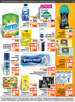 Leták COOP Jednota Slovensko
		  platný do 5.11.2025 - strana 23