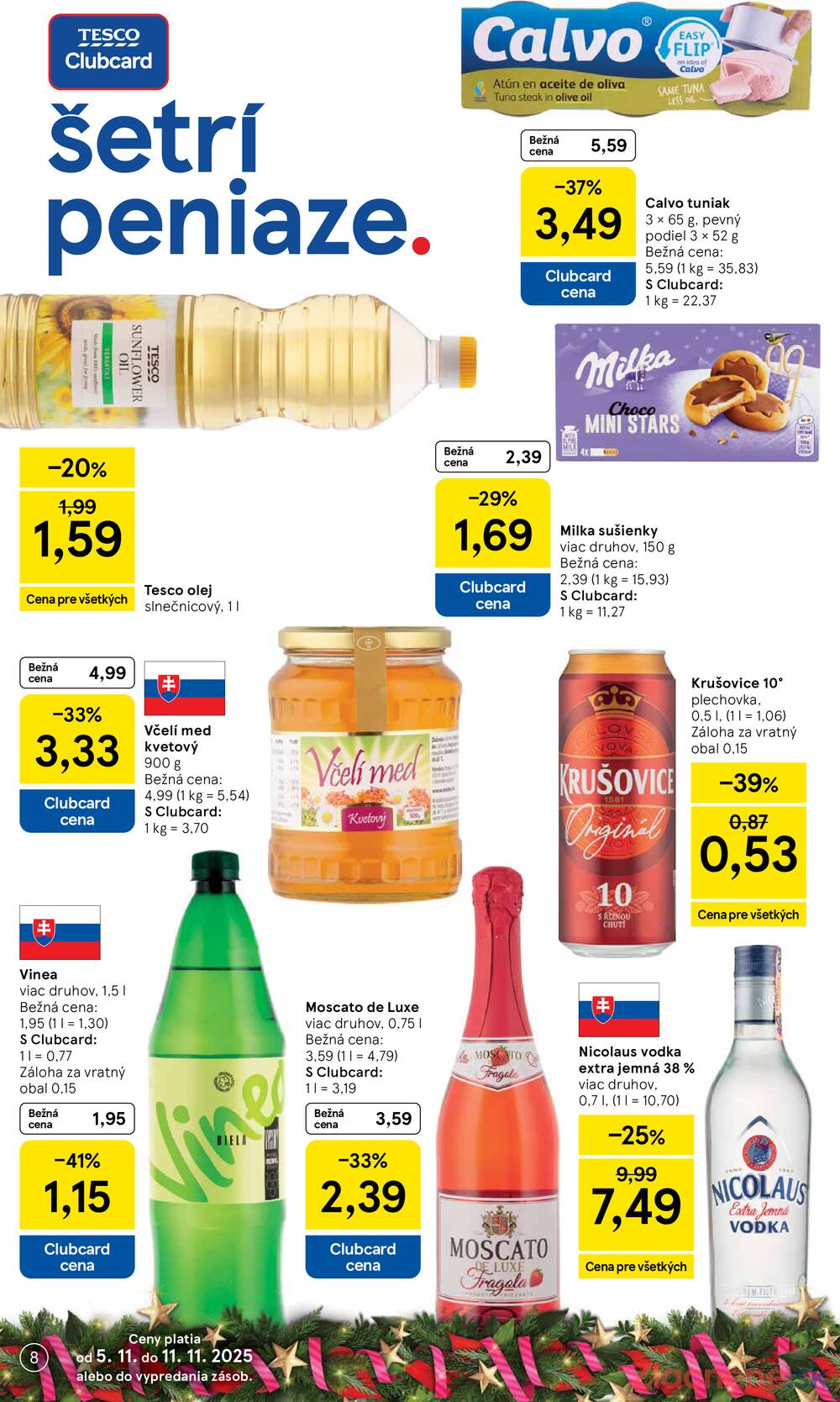 Leták Tesco - Tesco supermarkety od 5.11. do 11.11.2025 - strana 8 Leták Tesco - Tesco supermarkety od 5.11. do 11.11.2025 - strana 8