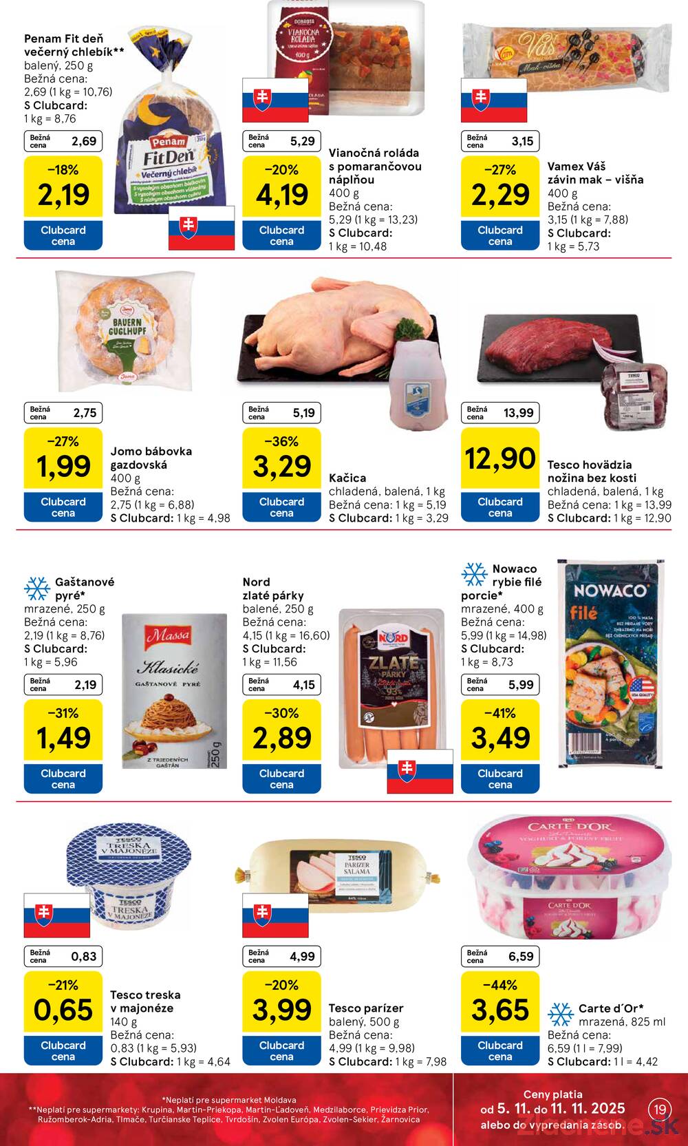 Leták Tesco - Tesco supermarkety od 5.11. do 11.11.2025 - strana 19