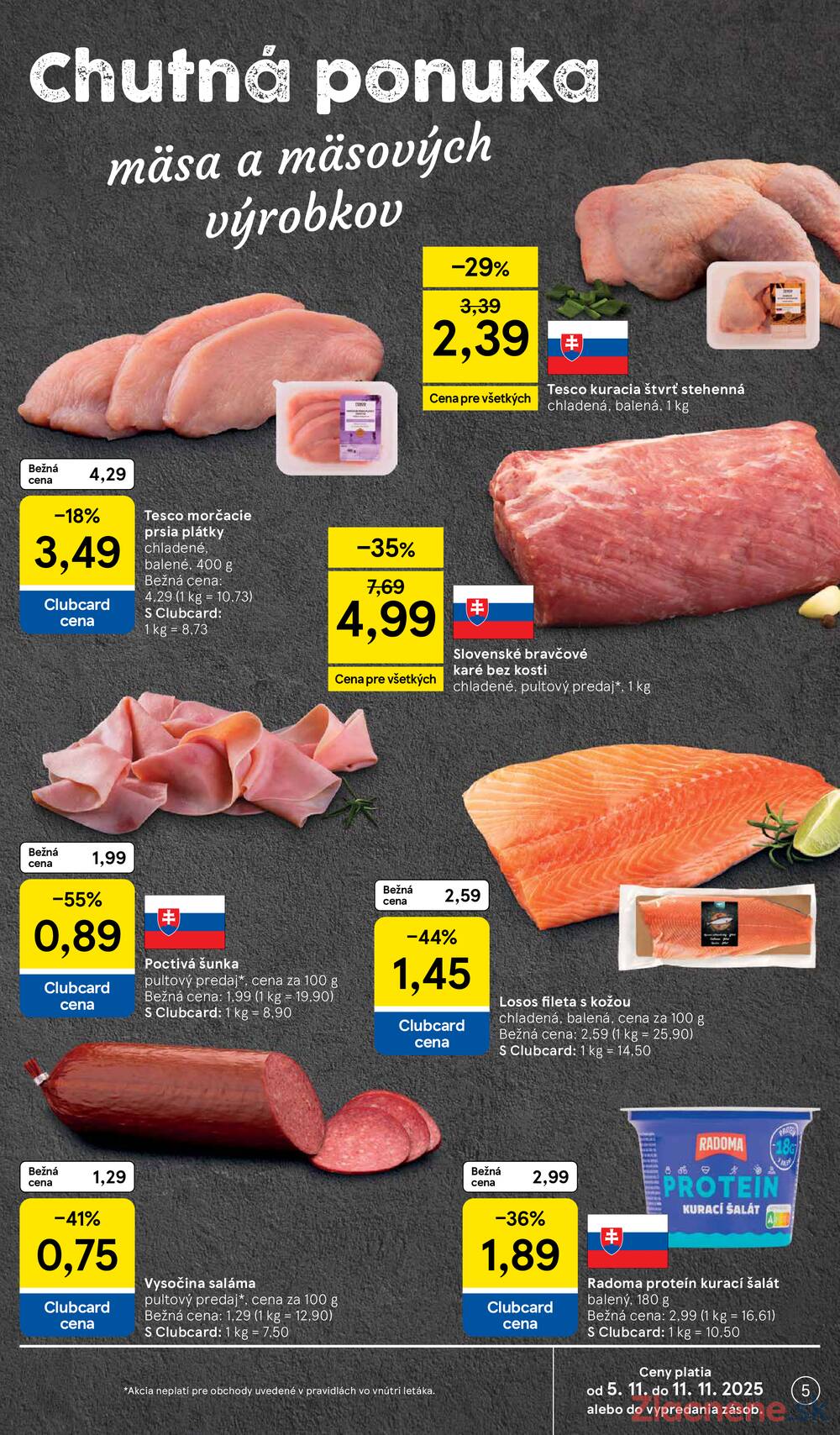 Leták Tesco
		  platný do 11.11.2025 - strana 5