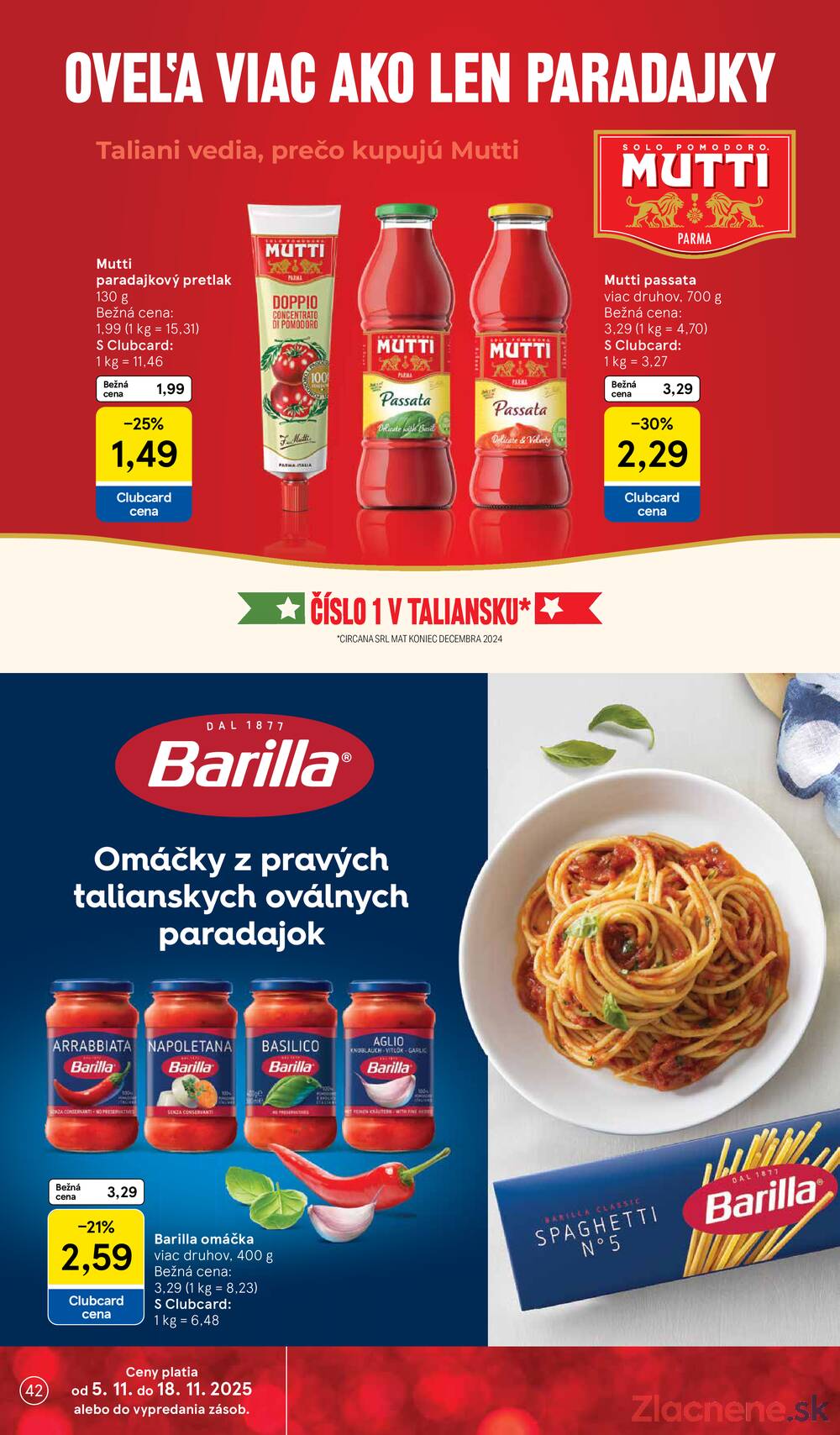 Leták Tesco
		  platný do 11.11.2025 - strana 42