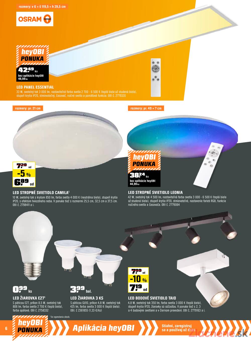 Leták OBI
		  platný do 30.11.2025 - strana 6