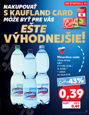 Leták Kaufland
platný do 12.11.2025 - strana 43