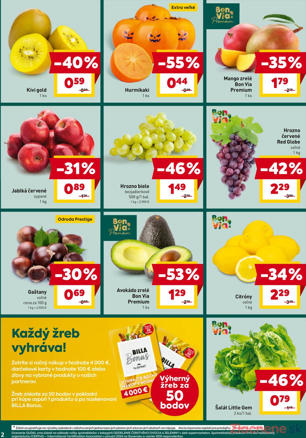 Leták Billa - Billa od 5.11. do 11.11.2025 - strana 2 Leták Billa - Billa od 5.11. do 11.11.2025 - strana 2