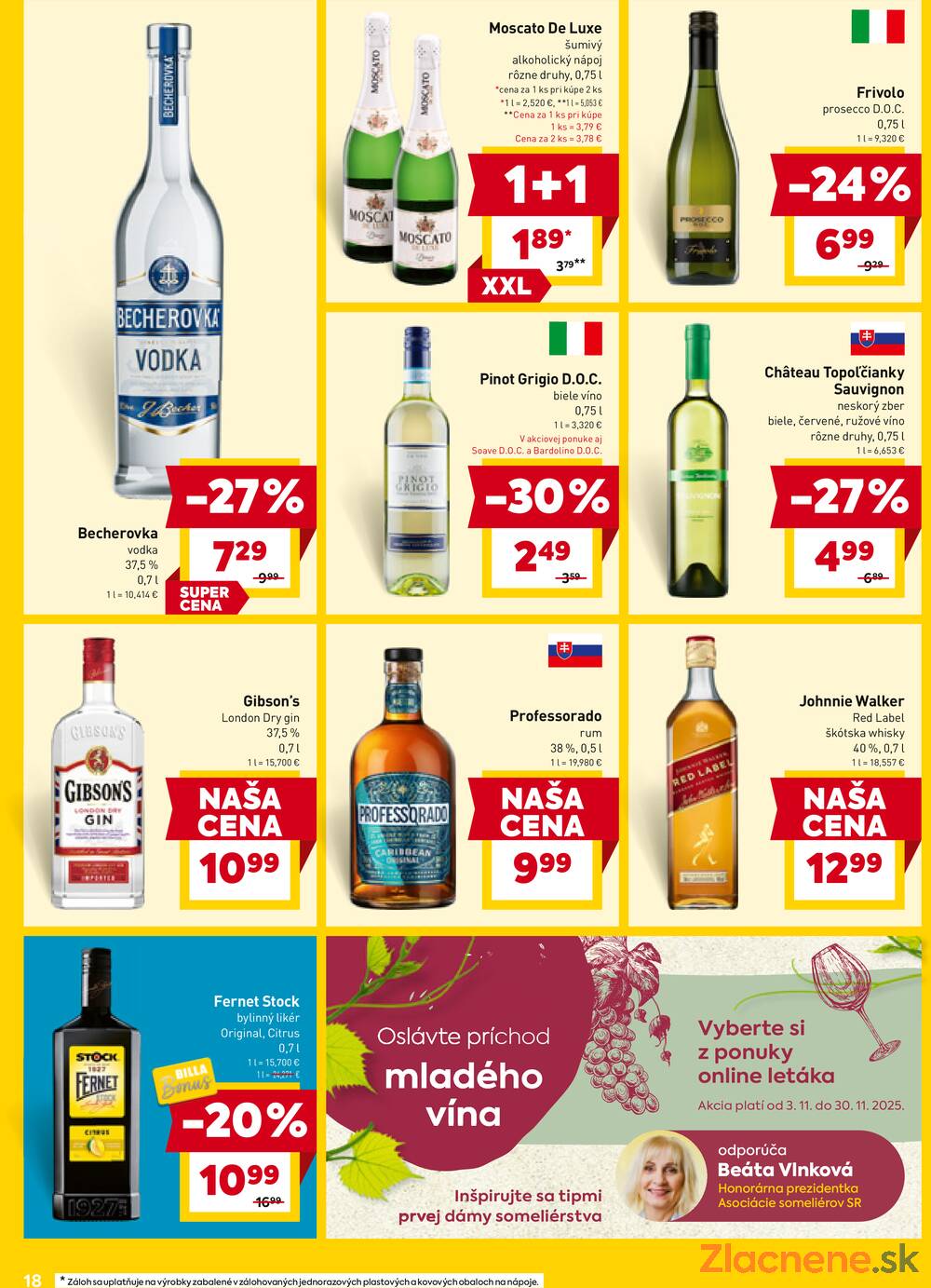 Leták Billa
platný do 11.11.2025 - strana 18