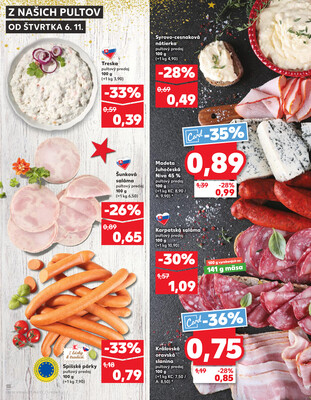Kaufland 6.11. - 12.11. - Kaufland Poprad - Jiřího Wolkera