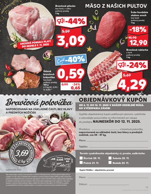 Kaufland 6.11. - 12.11. - Kaufland Košice-Pri hati