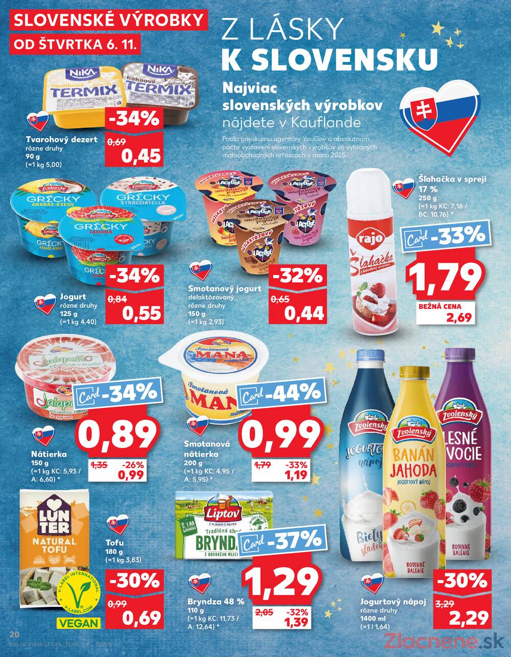 Leták Kaufland - Kaufland 6.11. - 12.11. - Kaufland Šamorín-Mliečno - Krajinská cesta - strana 20