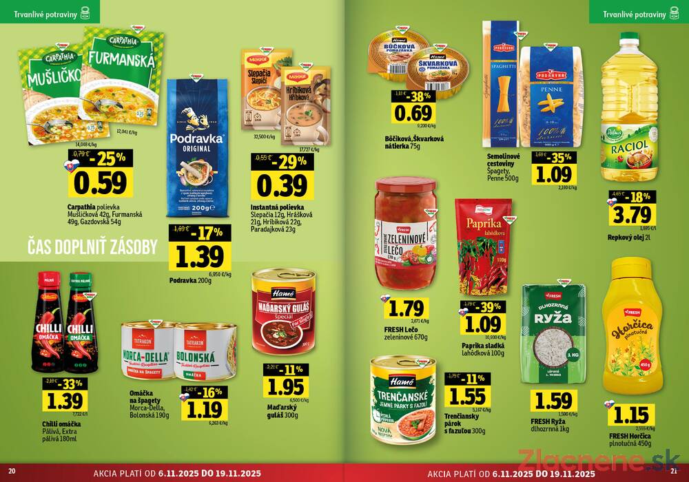 Leták Fresh
platný do 19.11.2025 - strana 11