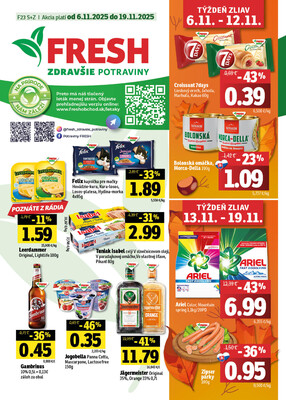 Leták Fresh do 19.11.