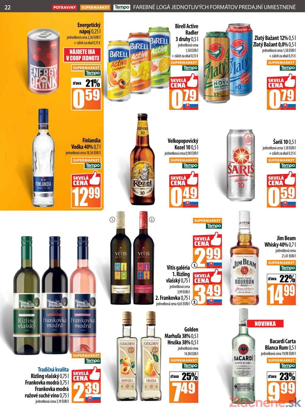 Leták COOP Jednota Slovensko
platný do 12.11.2025 - strana 22