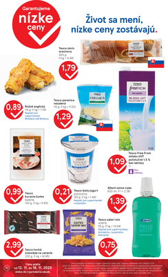 Tesco supermarkety od 12.11. do 18.11.2025