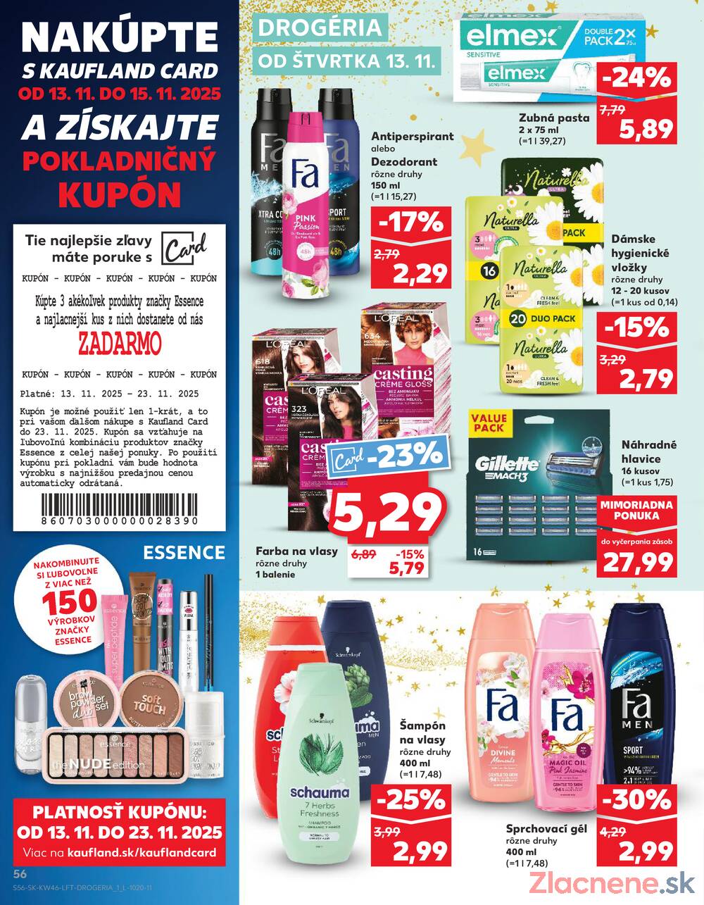Leták Kaufland
platný do 19.11.2025 - strana 56