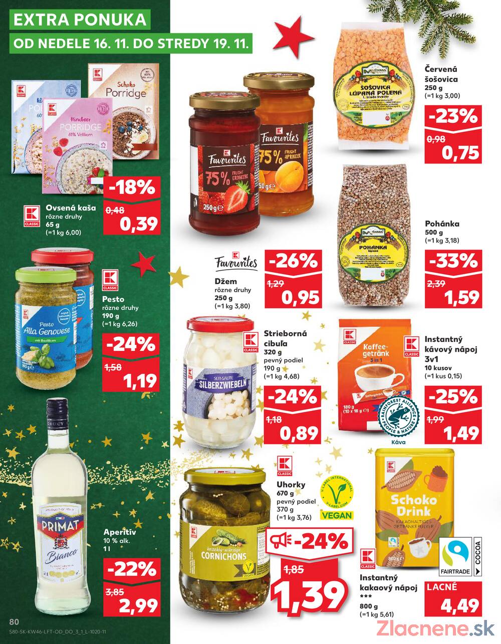 Leták Kaufland - Kaufland 13.11. - 19.11. - Kaufland Zlaté Moravce - strana 80 Leták Kaufland - Kaufland 13.11. - 19.11. - Kaufland Zlaté Moravce - strana 80