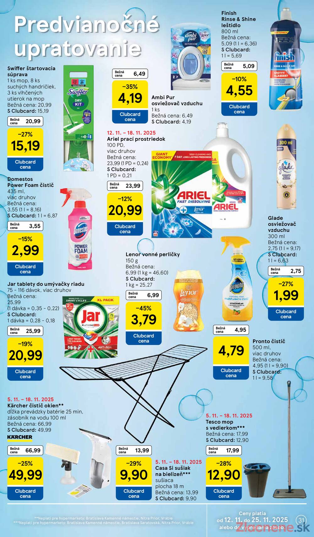 Leták Tesco
		  platný do 18.11.2025 - strana 31