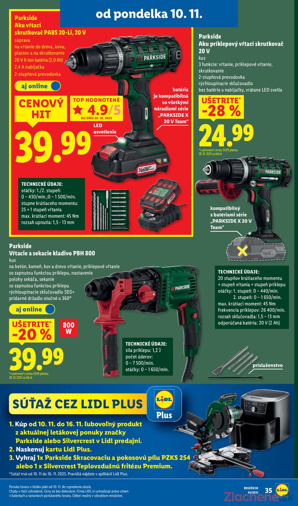 Leták Lidl
platný do 16.11.2025 - strana 99