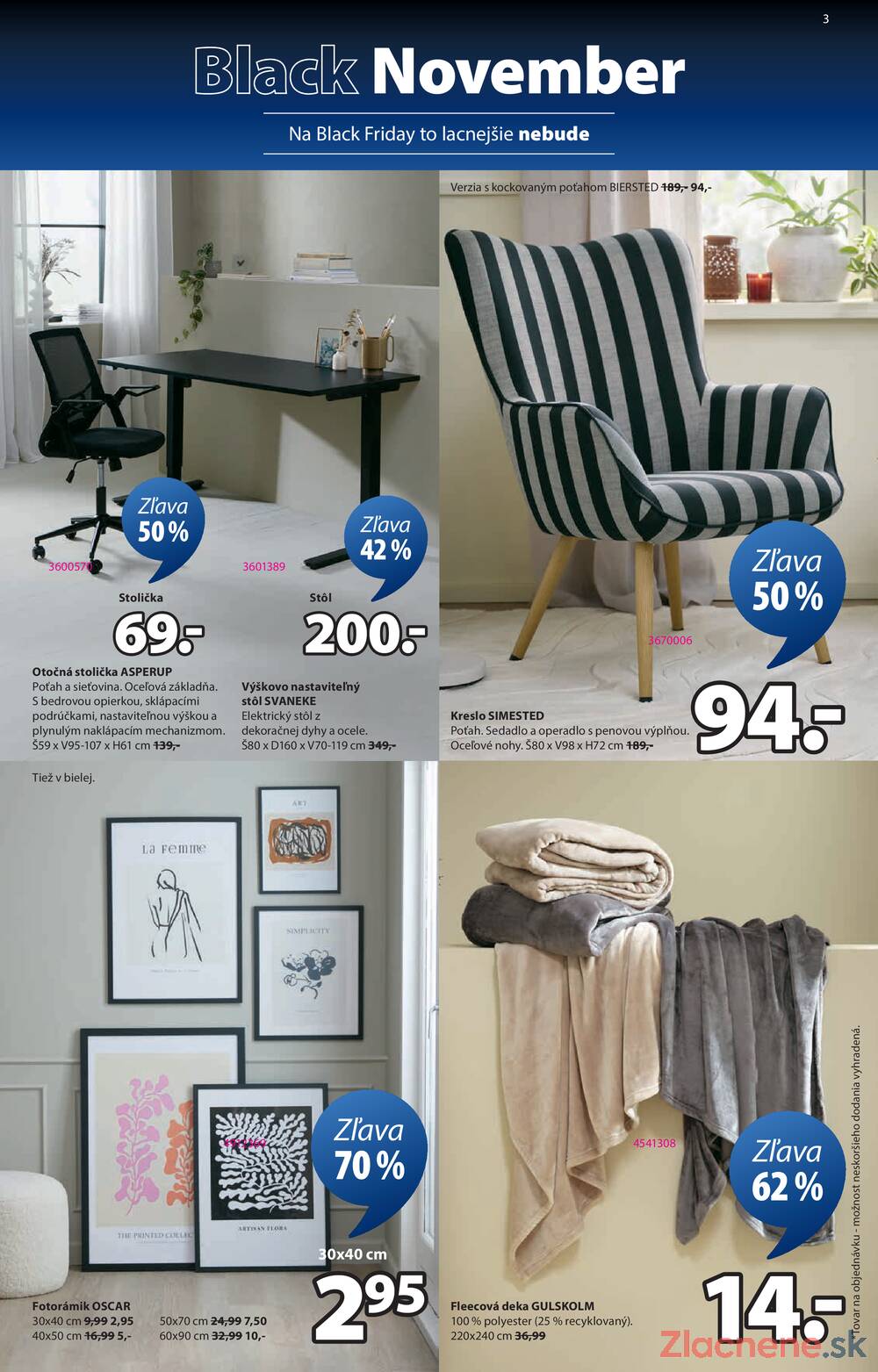 Leták Jysk
platný do 23.11.2025 - strana 3