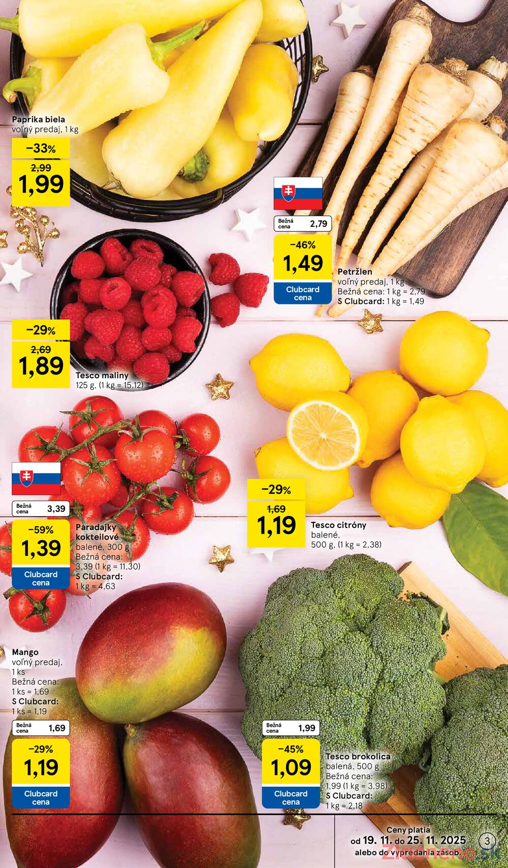 Leták Tesco - Tesco supermarkety od 19.11. do 25.11.2025 - strana 3