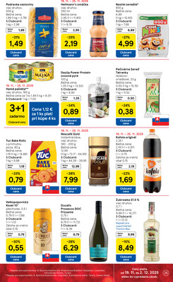 Tesco supermarkety od 19.11. do 25.11.2025