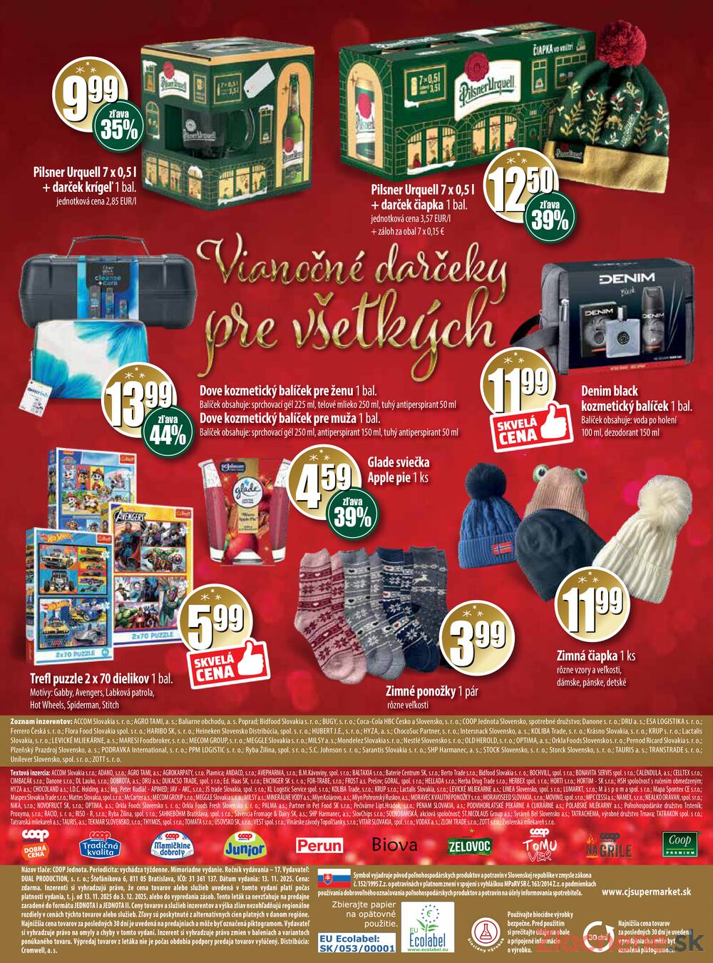 Leták COOP Jednota Slovensko - COOP do 3.12. - strana 6