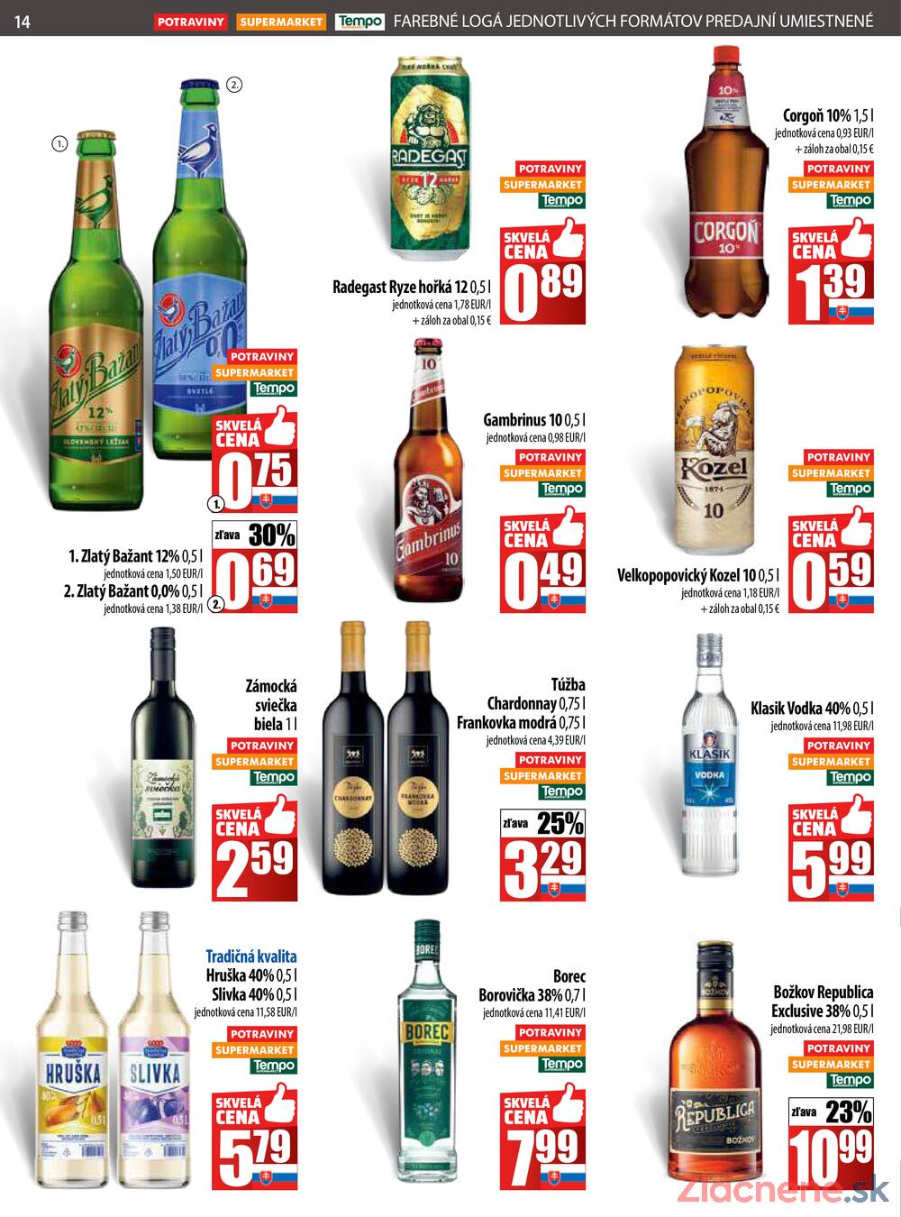 Leták COOP Jednota Slovensko
		  platný do 19.11.2025 - strana 14