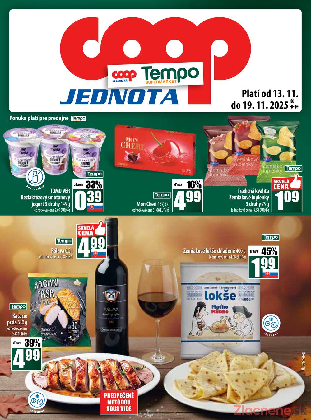 Leták COOP Jednota Slovensko
		  platný do 19.11.2025 - strana 29