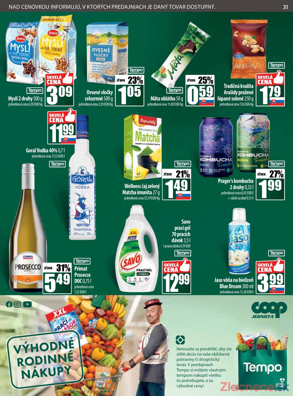 Leták COOP Jednota Slovensko - COOP II. do 19.11. - strana 31