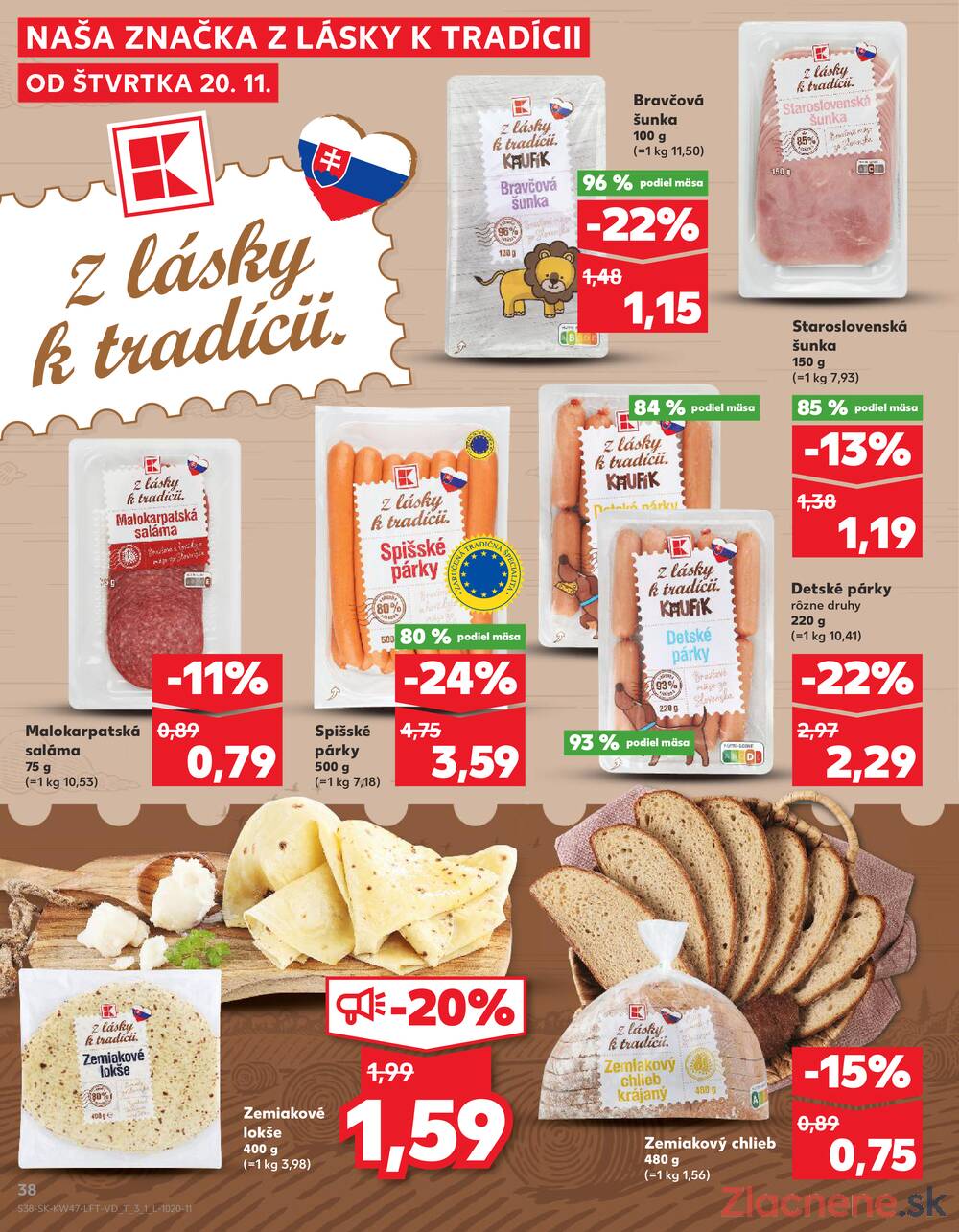 Leták Kaufland - Kaufland 20.11. - 26.11. - Kaufland Spišská Nová Ves - strana 38 Leták Kaufland - Kaufland 20.11. - 26.11. - Kaufland Spišská Nová Ves - strana 38