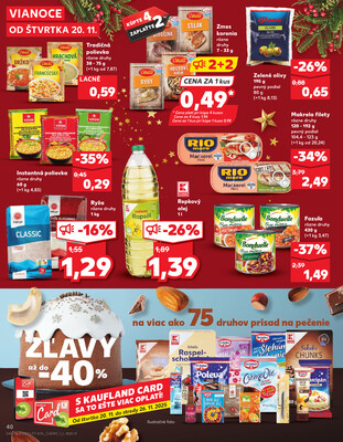 Kaufland 20.11. - 26.11. - Kaufland Spišská Nová Ves