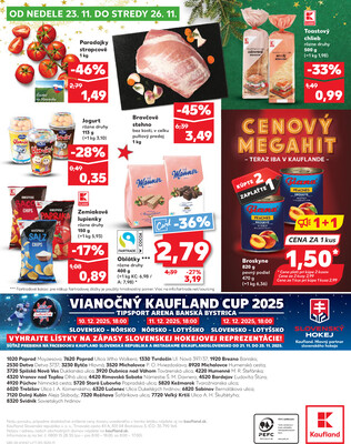 Kaufland 20.11. - 26.11. - Kaufland Spišská Nová Ves